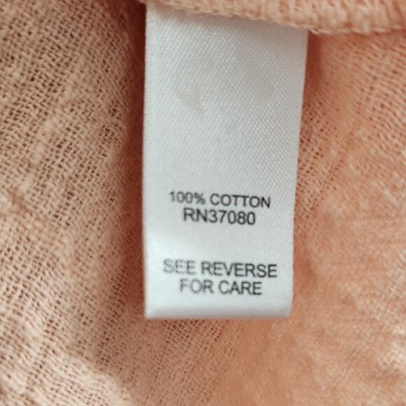 C Est 1946 Pink Peach Long Sleeve Top - Plus Size 18 / 20W - Picture 4 of 4